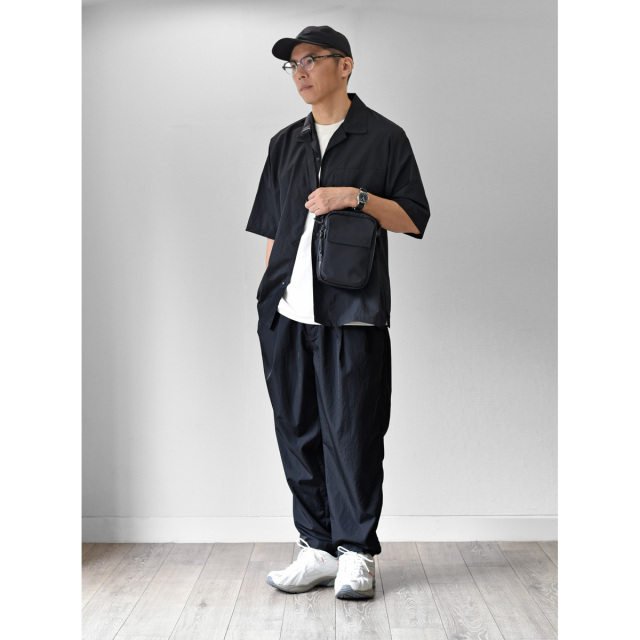 パンツ 25SS STILL BY HAND Nylon 2 tuck pants STILL BY HAND （スティルバイハンド）PT04252 ナイロン2タック