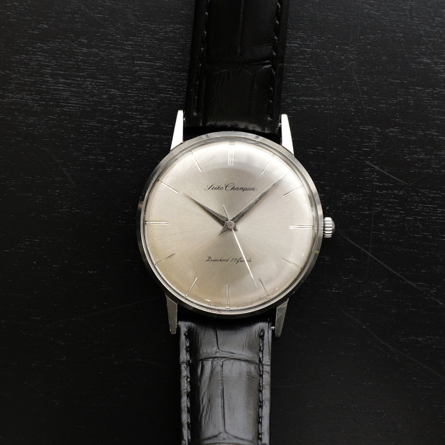 美品◎SEIKO Champion　セイコー チャンピオンメンズ時計ヴィンテージ SEIKO CHAMPION（セイコー チャンピオン）変わり文字盤 PIN LINE