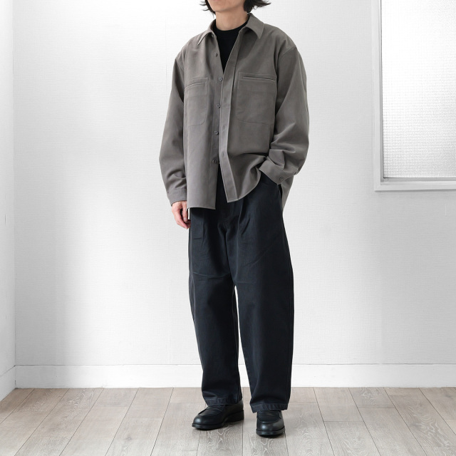 STILL BY HAND （スティルバイハンド）BL02254 フェイクスエードシャツ