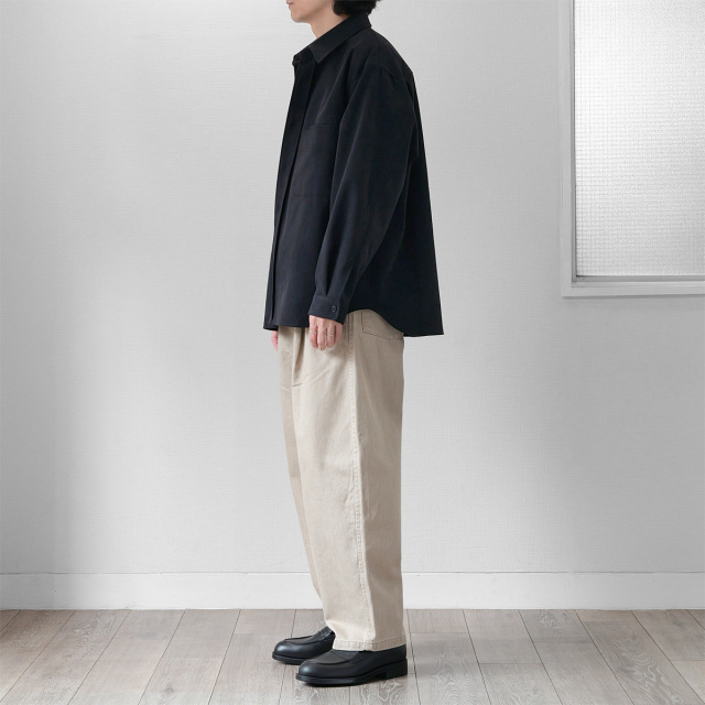 STILL BY HAND （スティルバイハンド）BL02254 フェイクスエードシャツ