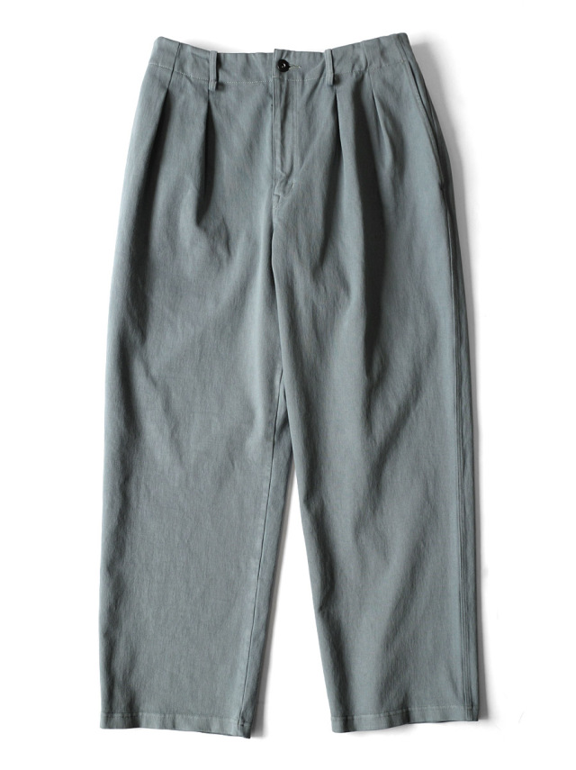 CURLY （カーリー）KNIT DENIM 2 TUCK EZ WIDE SLACKS| 通販 - FENEST