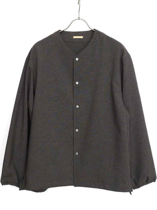LAMOND（ラモンド）LM-S-103-PLI No Collar Shirt Jacket| 通販・通信