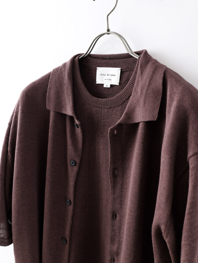 STILL BY HAND （スティルバイハンド）KN04262 リネンコットンニット