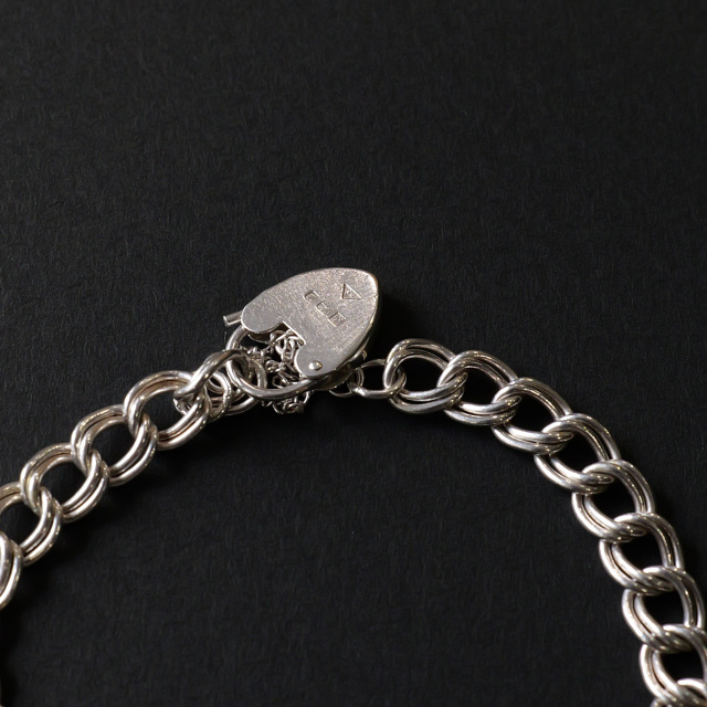 silver925 ブレスレット 80s 90s ヨーロッパ ④ c.1980 Byzantine Chain ブレスレット / Silver 925 / 88